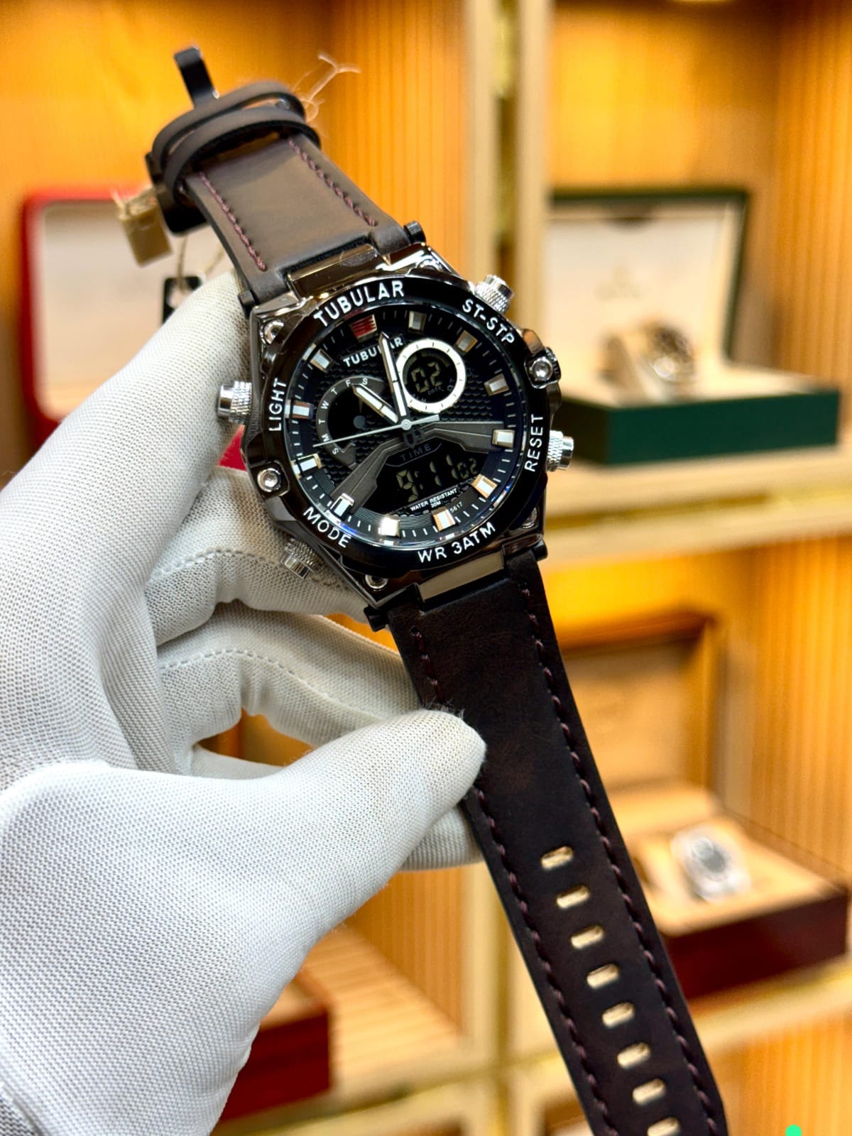 Tubular Hybrid ChronoSport Watch – Dual Display | Waterproof