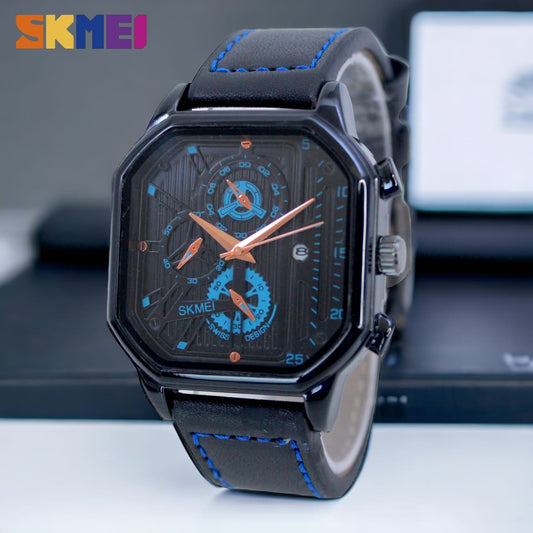 SKMEI Luxury Analog Chronograph Wristwatch – Stylish Sports Watch for Men