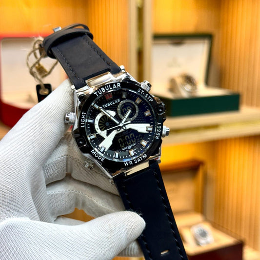 Tubular Hybrid ChronoSport Watch – Dual Display | Waterproof